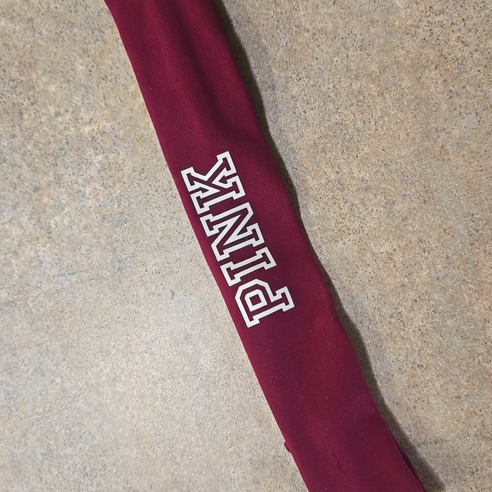 PINK Victoria's Secret Maroon Headband/Sweatband